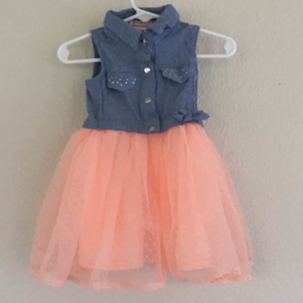 Baby Girl Denim Tutu Dress
